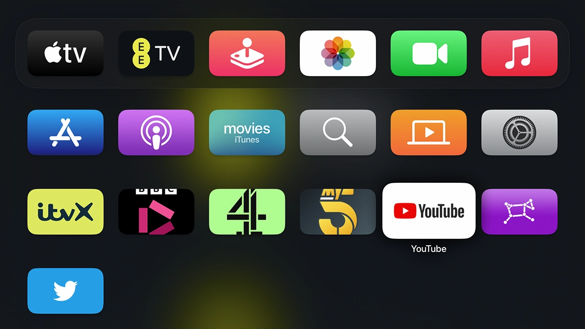 Highlight the required app.