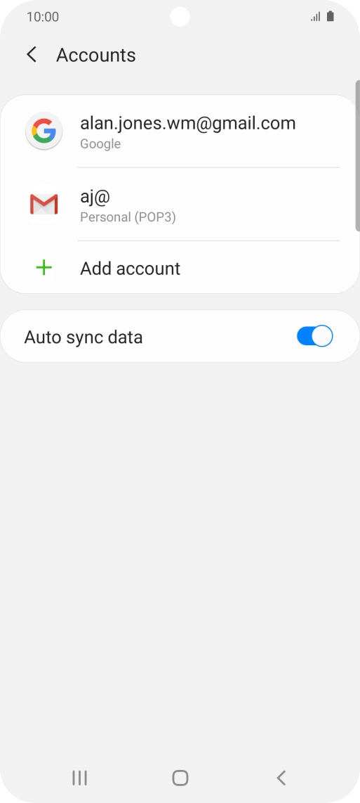 Press the Home key to return to the home screen.