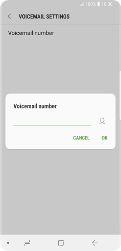 Key in +447953222222 and press OK.