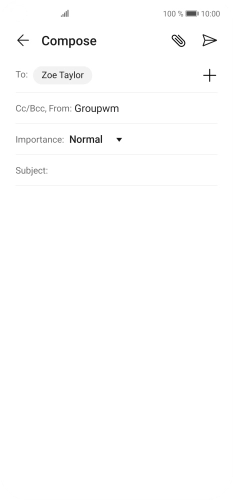 Press the field next to 