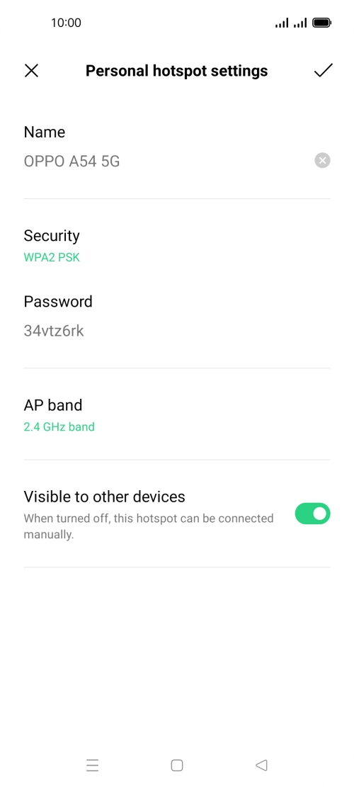 Press the field below 