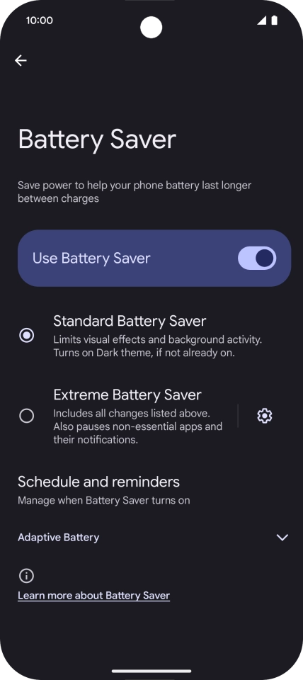 Slide your finger upwards starting from the bottom of the screen to return to the home screen.