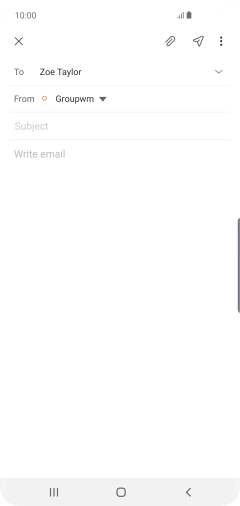 Press Subject and key in the required subject.