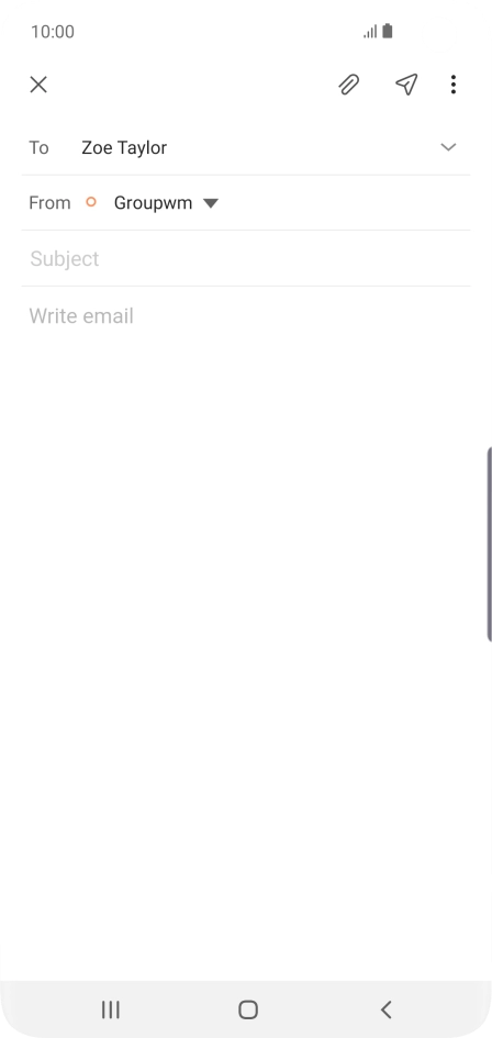 Press Subject and key in the required subject.