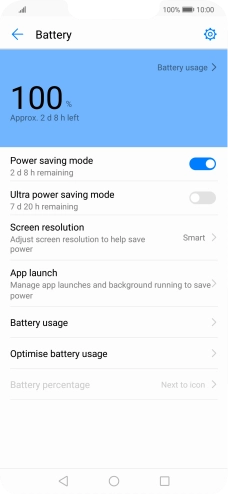 Press the Home key to return to the home screen.