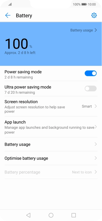 Press the Home key to return to the home screen.