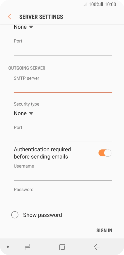 Press the drop down list below 
