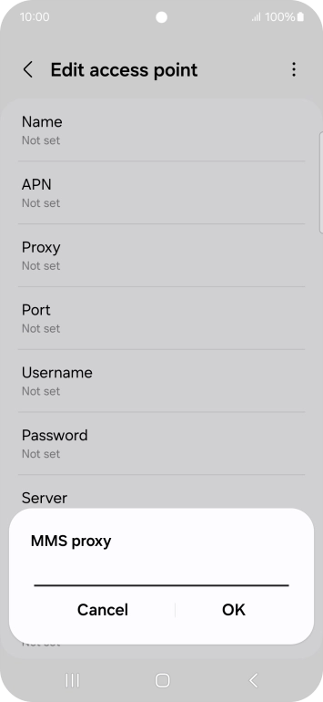 Key in 149.254.201.135 and press OK.