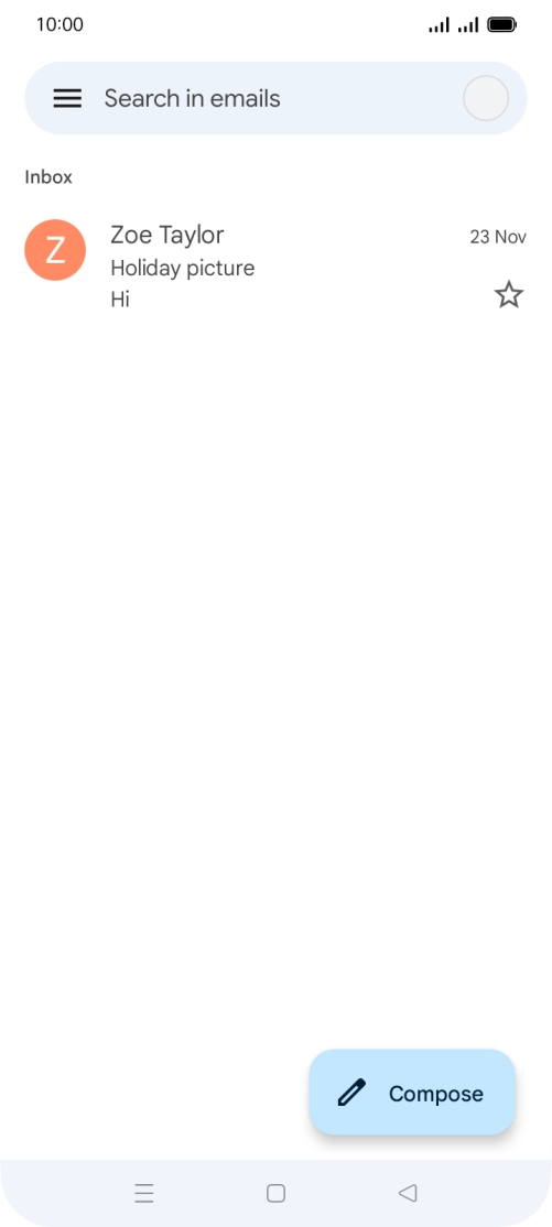 Press the profile icon.