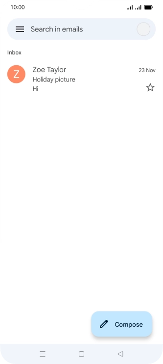 Press the profile icon.