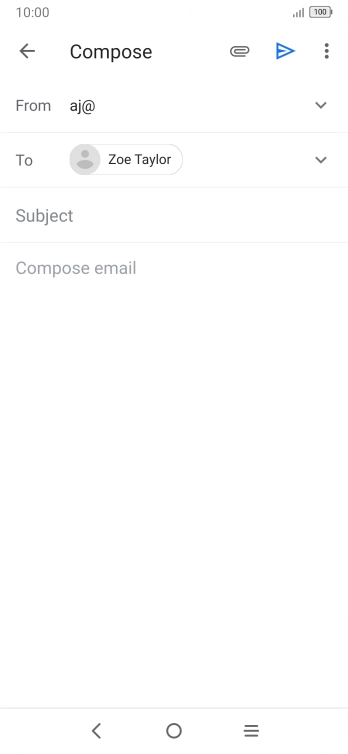 Press Subject and key in the required subject.