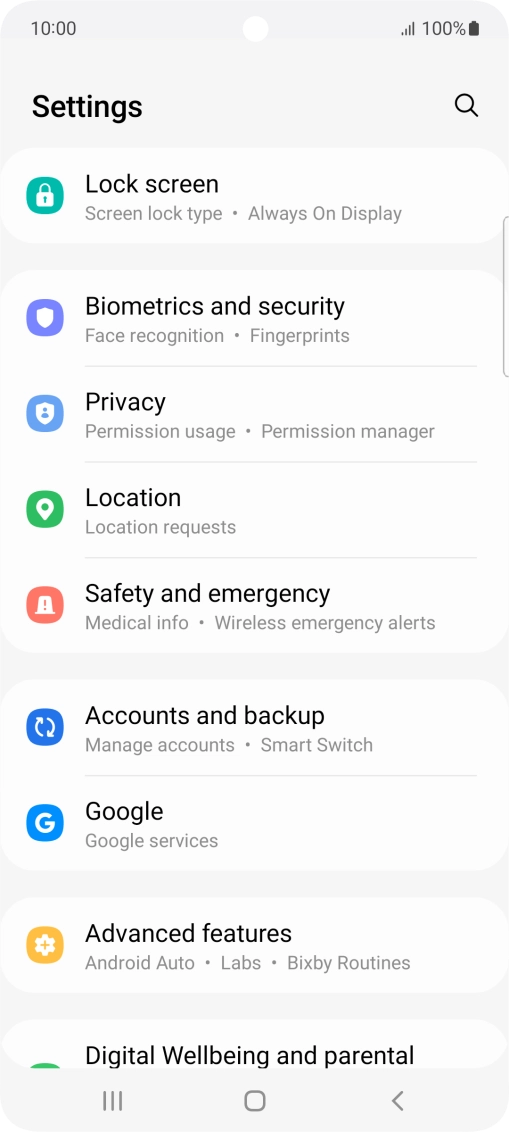 Press Accounts and backup.