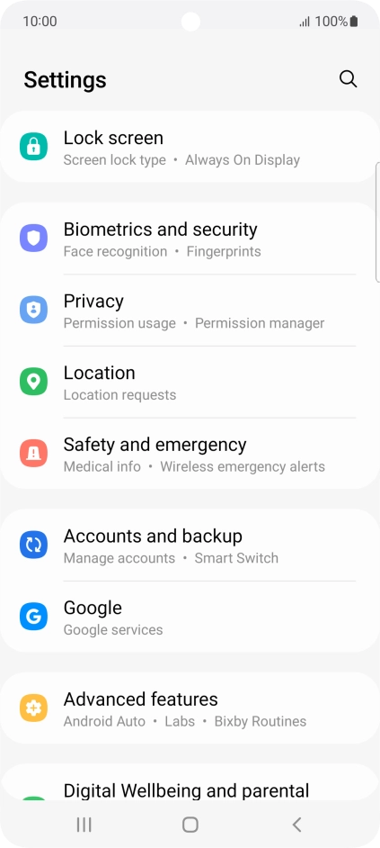 Press Accounts and backup.
