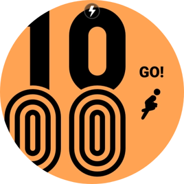 When the battery charging icon is displayed, charging is in progress.