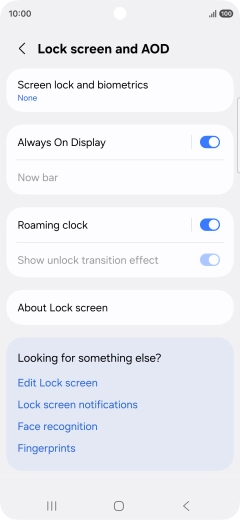 Press the Home key to return to the home screen.