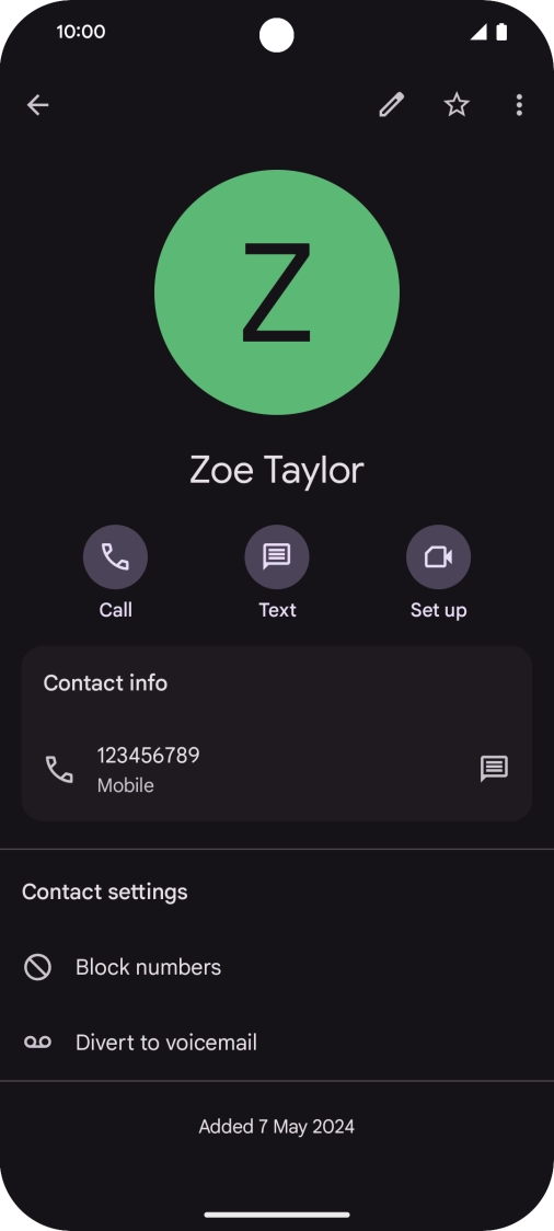 Slide your finger upwards starting from the bottom of the screen to return to the home screen.