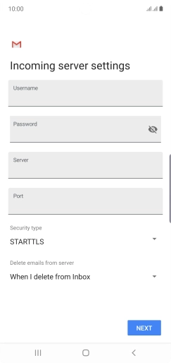 Press the field below 