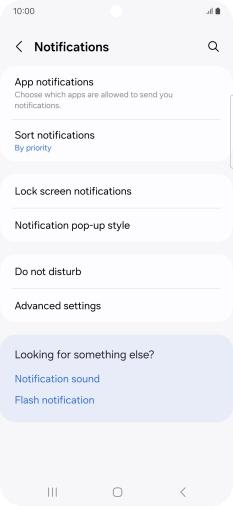 Press App notifications.
