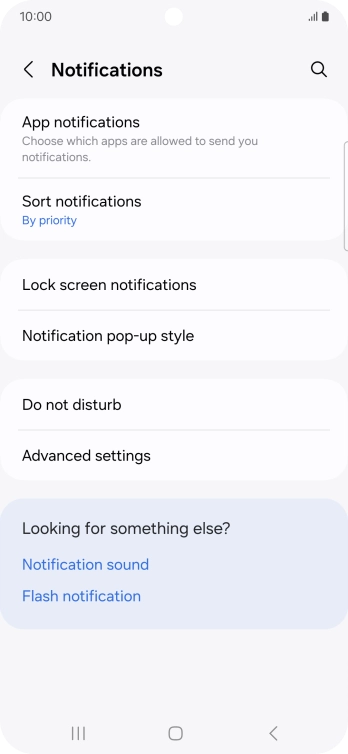 Press App notifications.