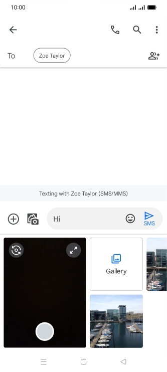 Press Gallery and go to the required folder.