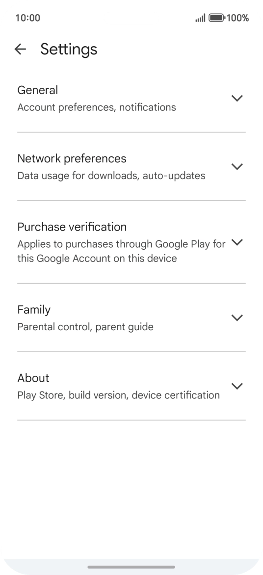 Press Network preferences.