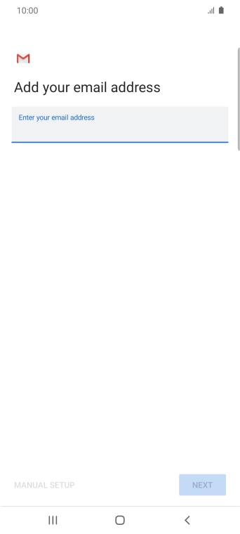 Press the field below 