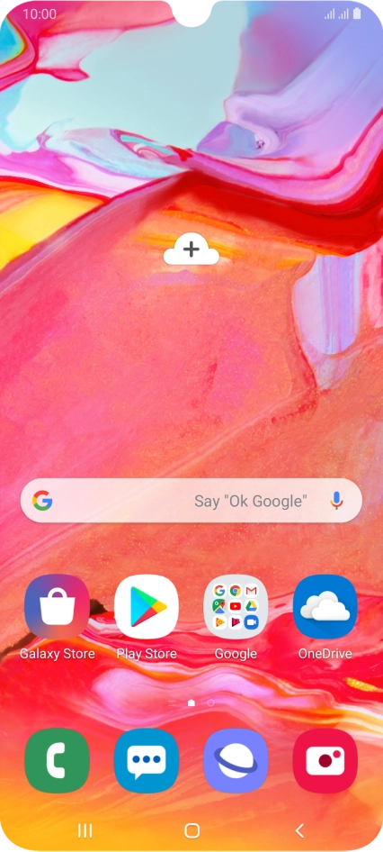 When the phone is turned on, you can always see the battery power level. The larger the coloured section of the battery icon, the more remaining battery power.