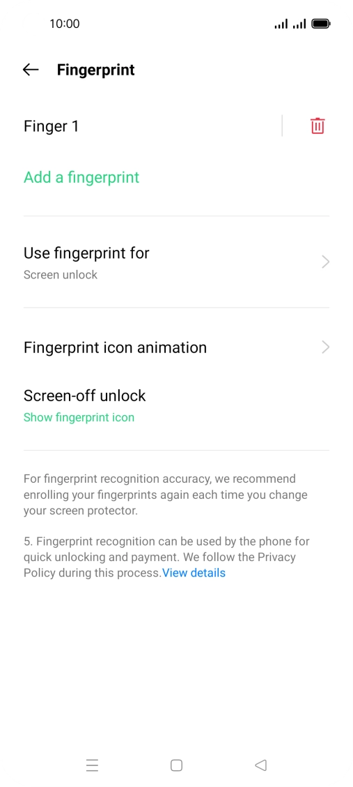 Press the Return key.