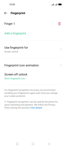 Press the Return key.