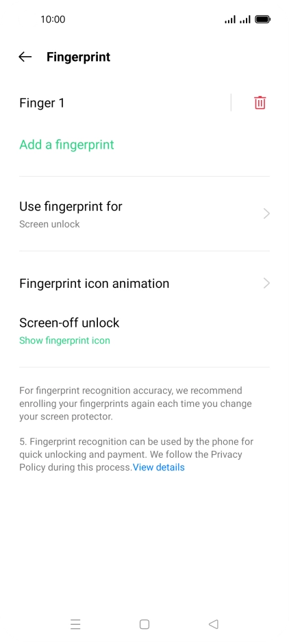 Press the Return key.
