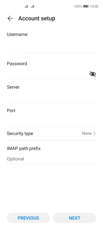 Press the field below 