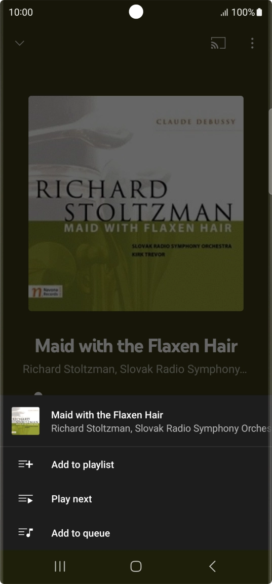 Press Add to playlist.