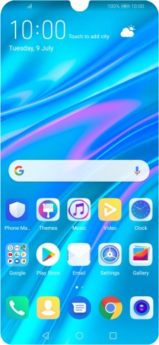When the battery charging icon is displayed, charging is in progress.