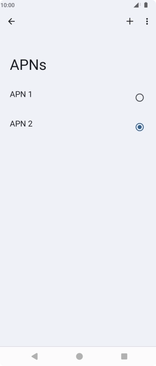 Press the Home key to return to the home screen.