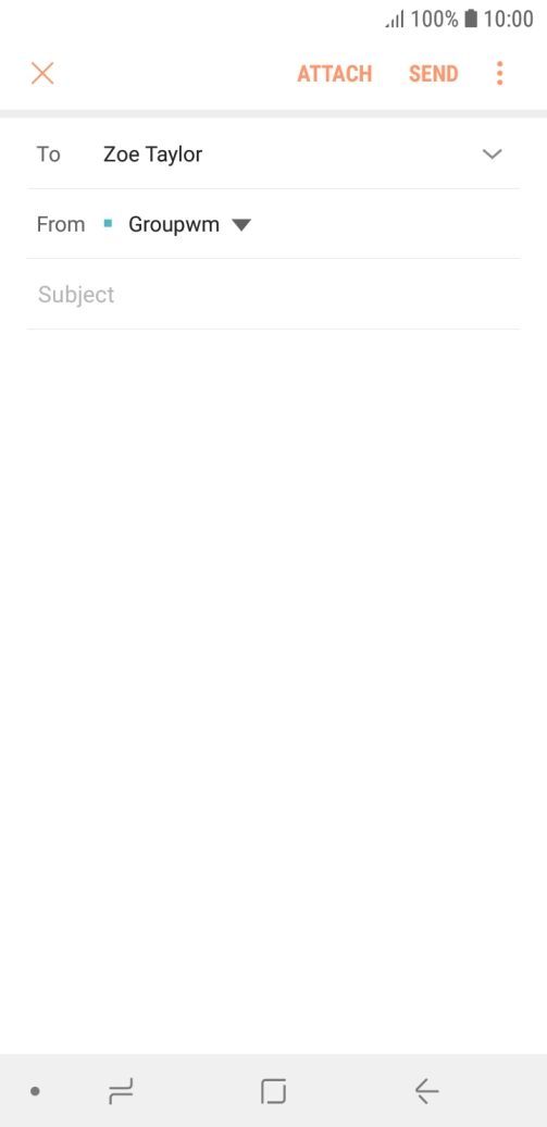 Press Subject and key in the required subject.