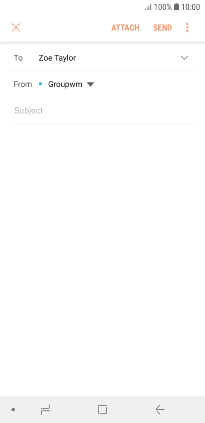 Press Subject and key in the required subject.