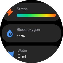 Press Blood oxygen.
