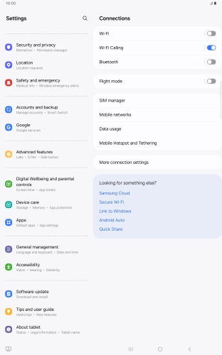 Press Accounts and backup.