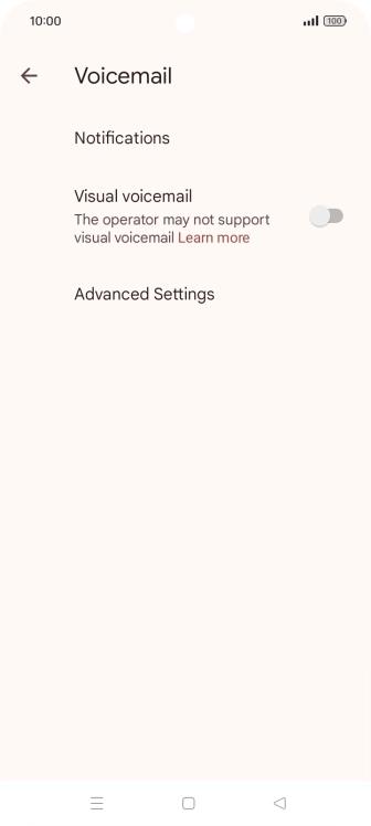 Press Advanced Settings.