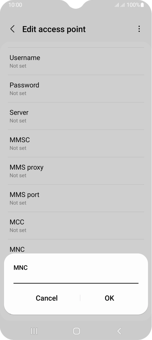 Key in 33 and press OK.