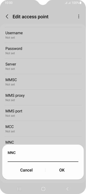Key in 33 and press OK.