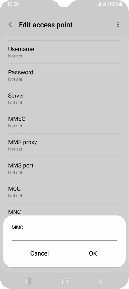 Key in 33 and press OK.