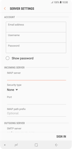 Press the drop down list below 