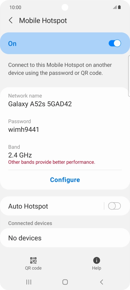Press the Home key to return to the home screen.