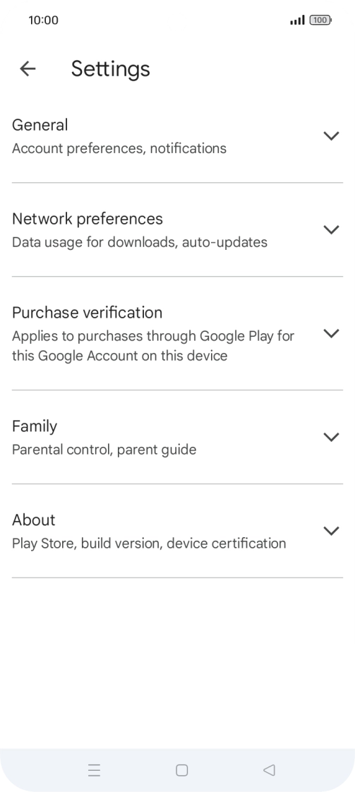 Press Network preferences.