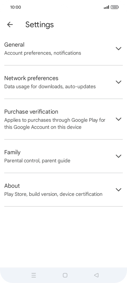 Press Network preferences.