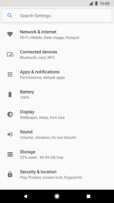 Press Security & location.