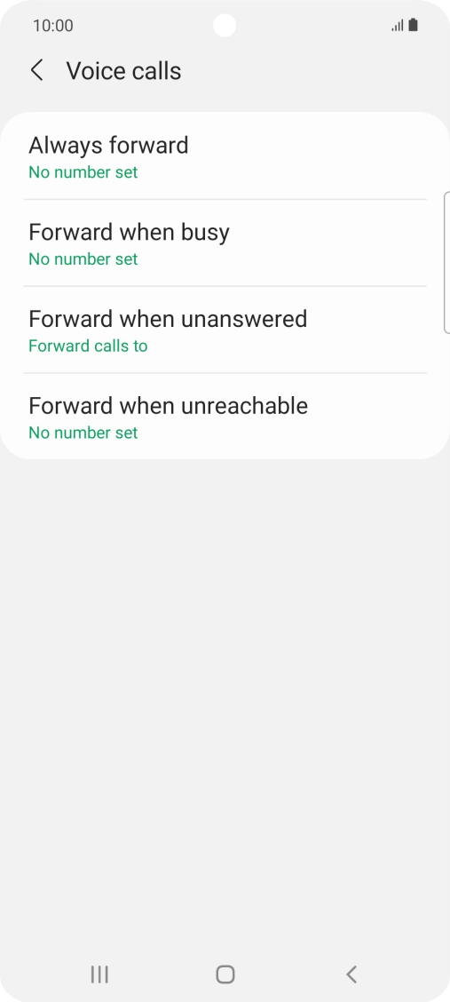 Press the Home key to return to the home screen.