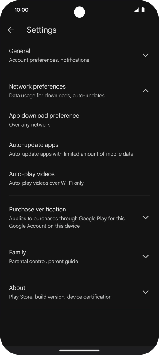 Press Auto-update apps.