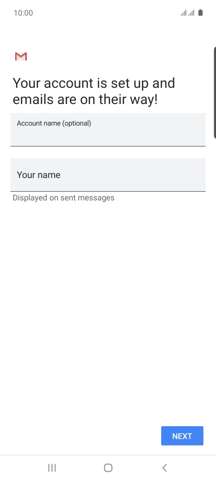 Press the field below 